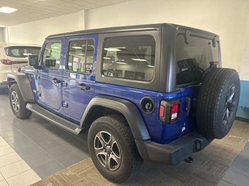 Ocean Blue Metallic Clearcoat 2018 Jeep Wrangler Unlimited Sport