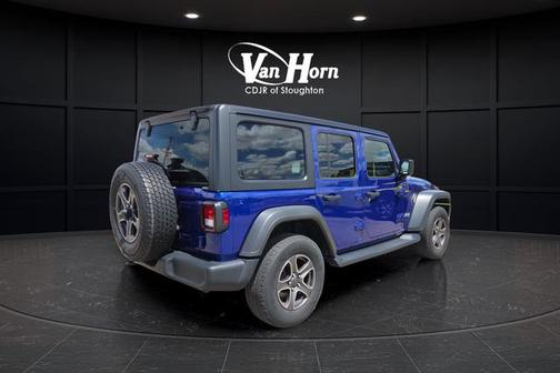 Ocean Blue Metallic Clearcoat 2018 Jeep Wrangler Unlimited Sport