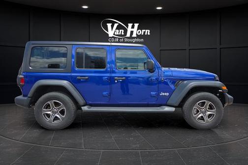 Ocean Blue Metallic Clearcoat 2018 Jeep Wrangler Unlimited Sport