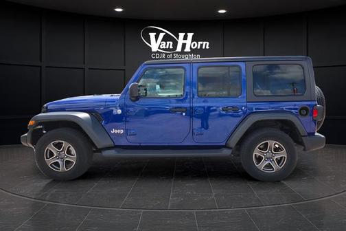 Ocean Blue Metallic Clearcoat 2018 Jeep Wrangler Unlimited Sport