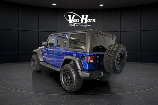 Ocean Blue Metallic Clearcoat 2018 Jeep Wrangler Unlimited Sport