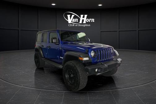 Ocean Blue Metallic Clearcoat 2018 Jeep Wrangler Unlimited Sport