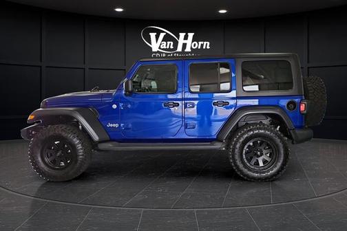 Ocean Blue Metallic Clearcoat 2018 Jeep Wrangler Unlimited Sport