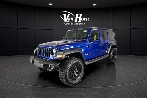 Ocean Blue Metallic Clearcoat 2018 Jeep Wrangler Unlimited Sport