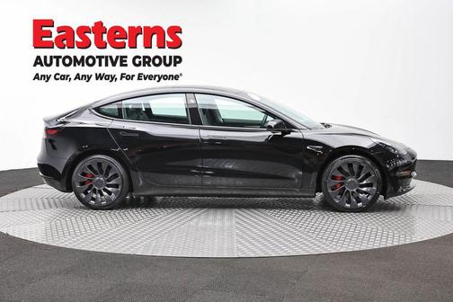 Solid Black 2023 Tesla Model 3 Performance