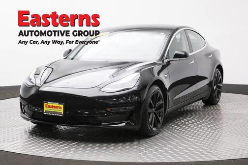 Solid Black 2019 Tesla Model 3 Long Range