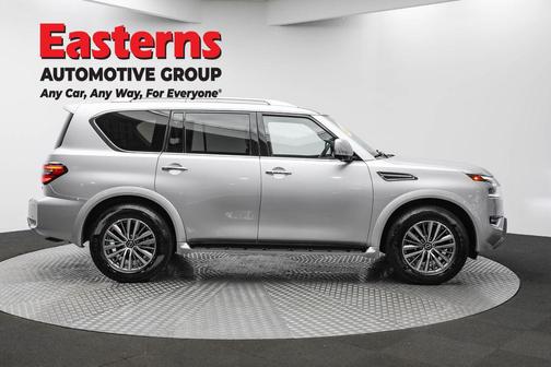 Brilliant Silver Metallic 2024 Nissan Armada SL 2WD