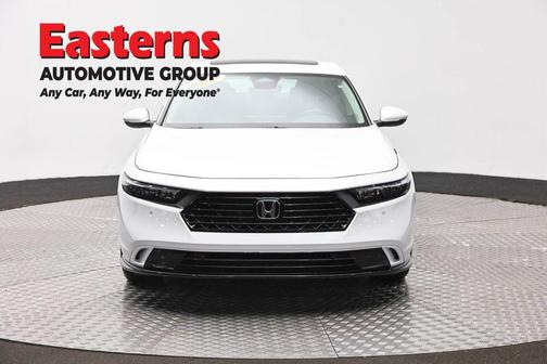 Platinum White Pearl 2025 Honda Accord Hybrid EX-L