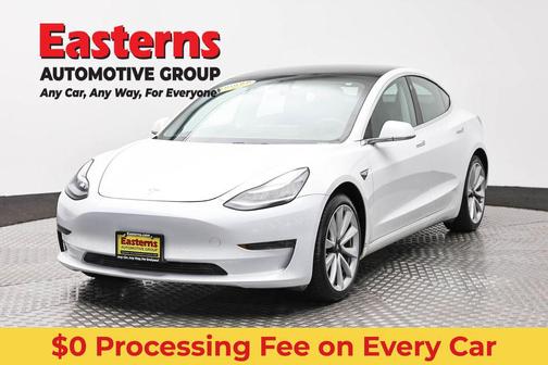 Pearl White Multi-Coat 2019 Tesla Model 3 Long Range