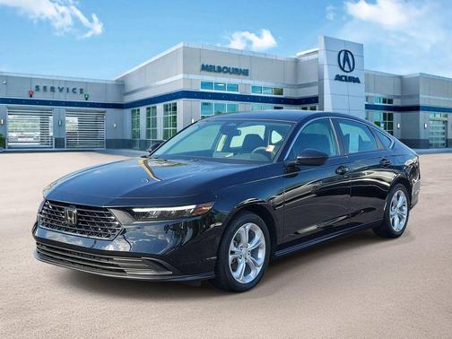 Crystal Black Pearl 2024 Honda Accord LX