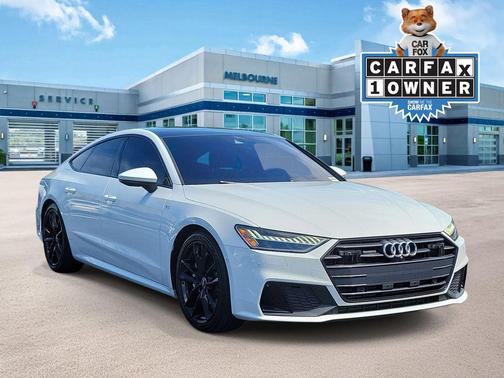 Glacier White Metallic 2020 Audi A7 55 Premium