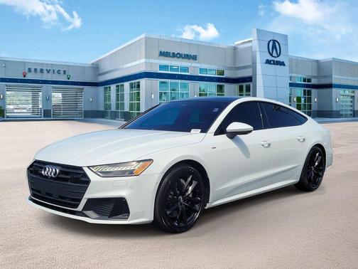 Glacier White Metallic 2020 Audi A7 55 Premium