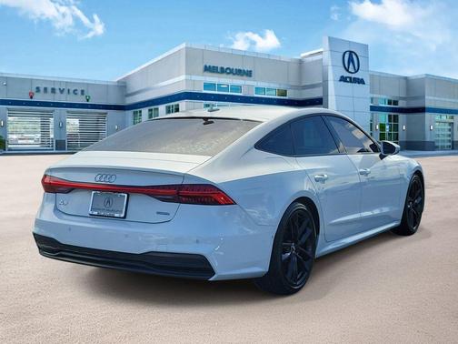 Glacier White Metallic 2020 Audi A7 55 Premium