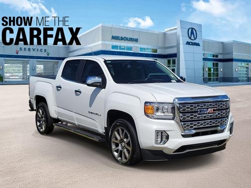 Summit White 2022 GMC Canyon Denali