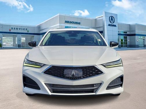 Platinum White Pearl 2022 Acura TLX Technology