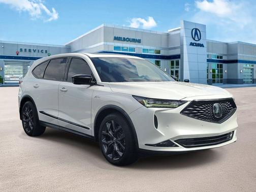 Platinum White Pearl 2023 Acura MDX A-Spec