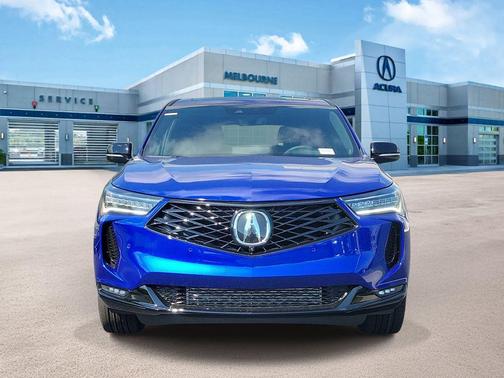 Blue 2026 Acura RDX A-Spec Advance Package