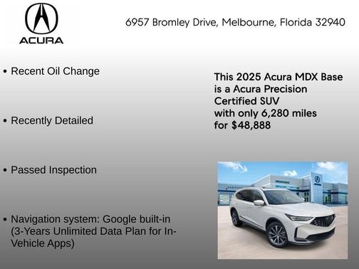 2025 Acura MDX Technology Package