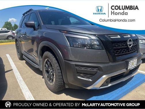 Gun Metallic 2025 Nissan Pathfinder Rock Creek 4WD