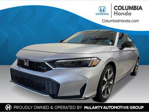 Solar Silver Metallic 2026 Honda Civic Hybrid Sport Touring