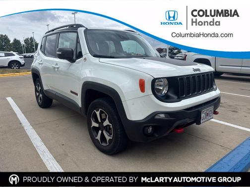 Alpine White Clearcoat 2021 Jeep Renegade Trailhawk