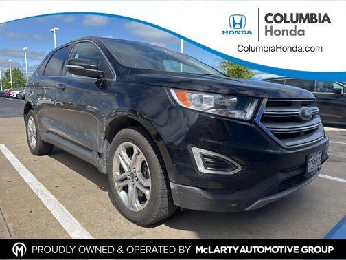 Shadow Black 2017 Ford Edge Titanium
