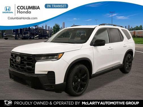 Platinum White Pearl 2026 Honda Pilot Black Edition