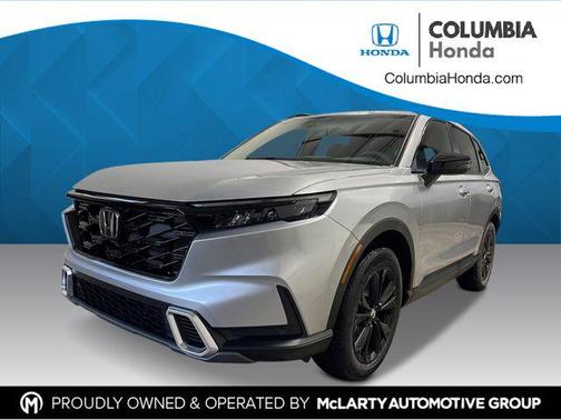 Solar Silver Metallic 2026 Honda CR-V Hybrid Sport Touring AWD