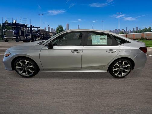 Solar Silver Metallic 2026 Honda Civic Hybrid Sport Touring