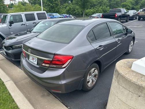Modern Steel Metallic 2015 Honda Civic LX