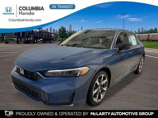 Blue Lagoon Pearl 2026 Honda Civic Hybrid Sport Touring