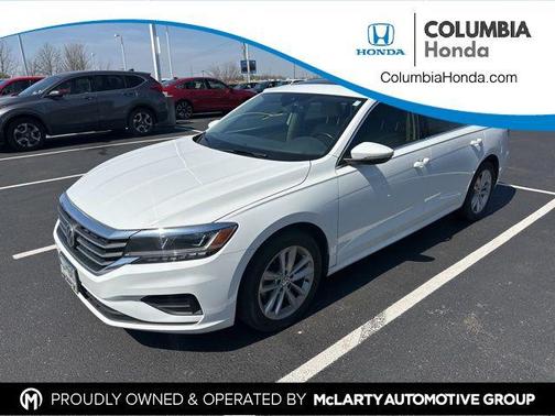 Pure White 2020 Volkswagen Passat 2.0T SE