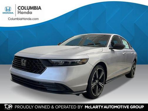 Solar Silver Metallic 2026 Honda Accord Hybrid Sport