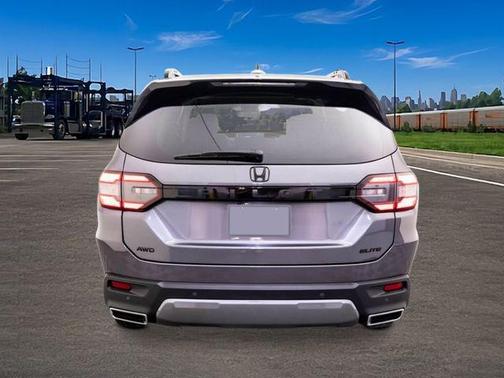 Modern Steel Metallic 2026 Honda Pilot Elite