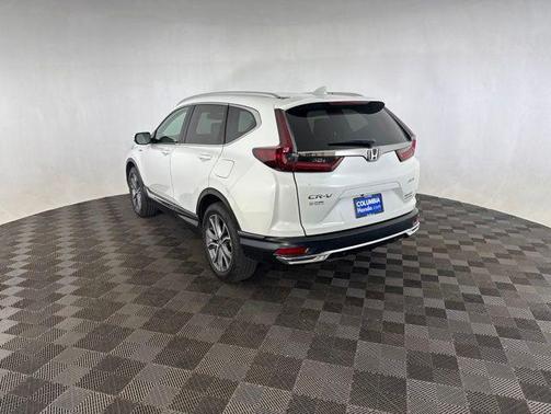 Platinum White 2021 Honda CR-V Hybrid Touring