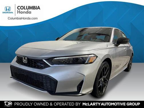 Solar Silver Metallic 2026 Honda Civic Hybrid Sport