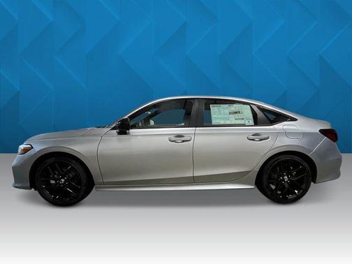 Solar Silver Metallic 2026 Honda Civic Hybrid Sport