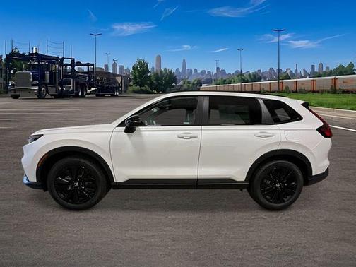 Platinum White Pearl 2026 Honda CR-V Hybrid Sport Touring AWD
