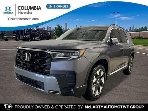 Modern Steel Metallic 2026 Honda Pilot Elite
