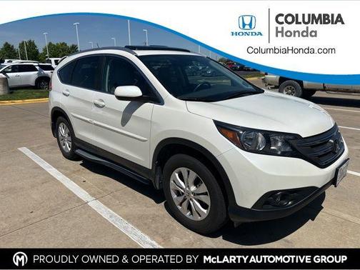 White Diamond Pearl 2014 Honda CR-V EX-L