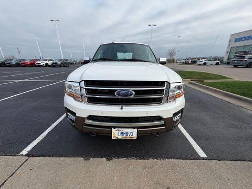 White Platinum Metallic Tri-Coat 2016 Ford Expedition EL King Ranch