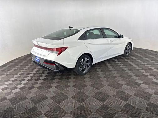 Serenity White 2025 Hyundai ELANTRA SEL