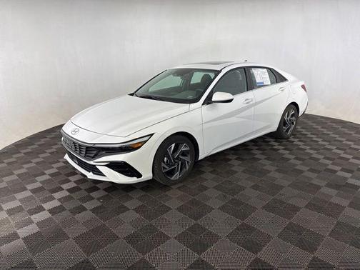 Serenity White 2025 Hyundai ELANTRA SEL