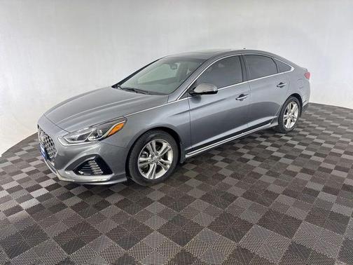 Machine Gray 2018 Hyundai SONATA Sport+