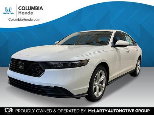 Platinum White Pearl 2026 Honda Accord LX 1.5T