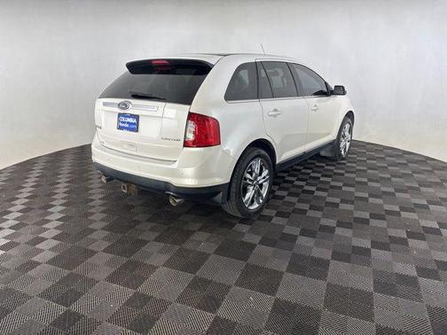White Platinum Clearcoat Metallic 2012 Ford Edge Limited