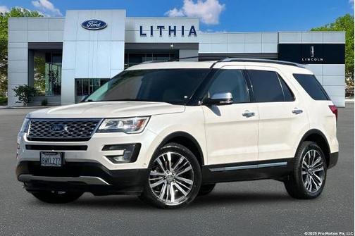 WHITE PLATINUM MET TRI-COAT 2017 Ford Explorer PLATINUM