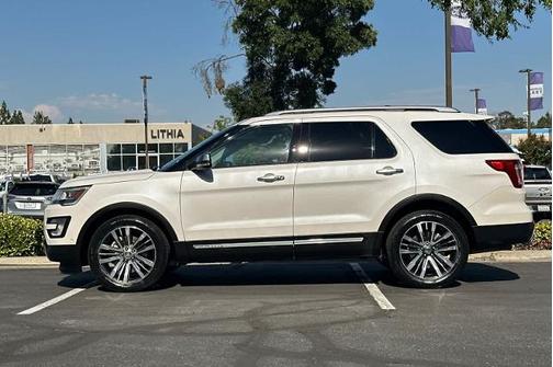 WHITE PLATINUM MET TRI-COAT 2017 Ford Explorer PLATINUM