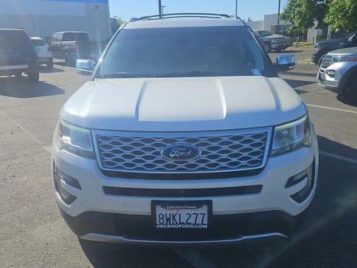 WHITE PLATINUM MET TRI-COAT 2017 Ford Explorer PLATINUM