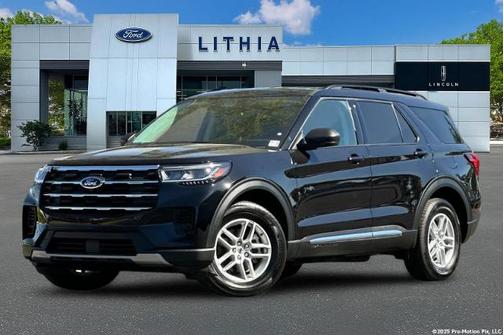 AGATE BLACK METALLIC 2025 Ford Explorer ACTIVE